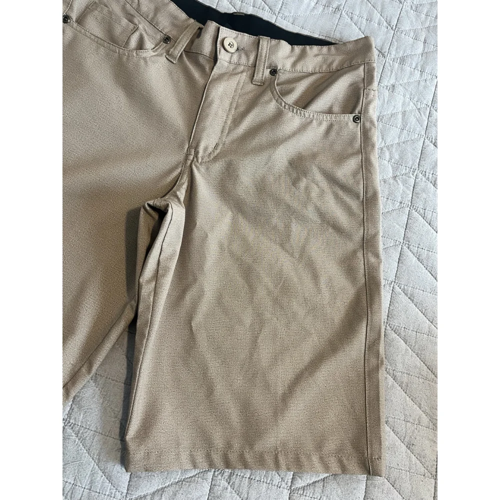 Sub Culture Chino Shorts Mens Boys Size 28 Beige Khaki